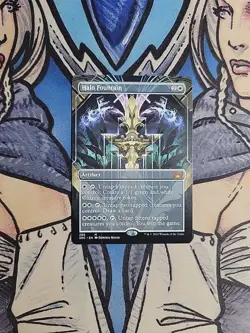 1x Halo Fountain Borderless - NM/M SNC MTG Magic - Image 1