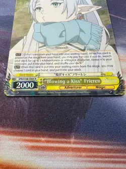 Blowing a Kiss Frieren SFN/S108-E005 R Weiss Schwarz Trading Card Holo NM - Image 3