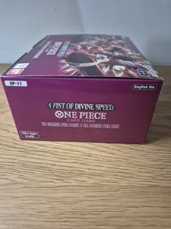 One Piece TCG: OP11 A Fist Of Divine Speed Booster Box - Brand New - Unsealed x4 - Image 3