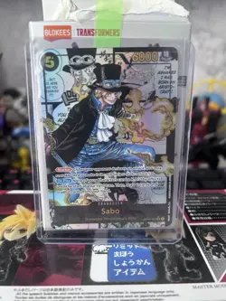 Sabo Alternate Art Manga Kingdoms of Conspiracies OP04-083 One Piece Card TCG - Image 1
