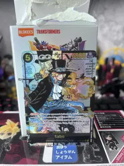 Sabo Alternate Art Manga Kingdoms of Conspiracies OP04-083 One Piece Card TCG - Image 2