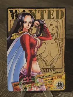 Super Rare Boa Hancock WANTED One Piece AR Carddass Card - Image 1