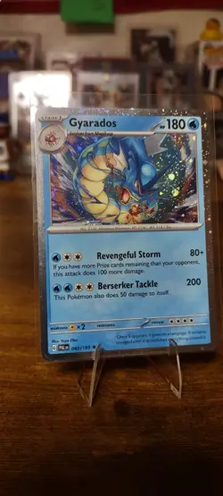Gyarados Cosmos Holo 043/193 2023 Pokemon TCG Card NM - Image 2