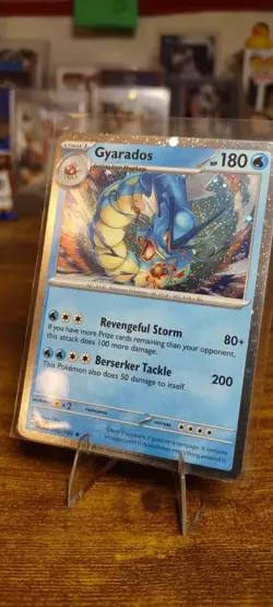Gyarados Cosmos Holo 043/193 2023 Pokemon TCG Card NM - Image 3