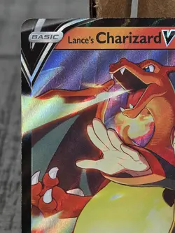 Lance's Charizard V SWSH133 Black Star Celebrations Pokemon Card Near Mint NM - Image 2