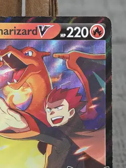 Lance's Charizard V SWSH133 Black Star Celebrations Pokemon Card Near Mint NM - Image 3