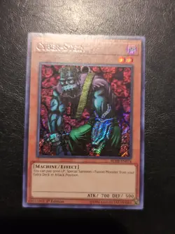Yu-Gi-Oh! SECRET RARE HOLO CARD CYBER-STEIN BLHR-EN074 1ST NM - Image 1