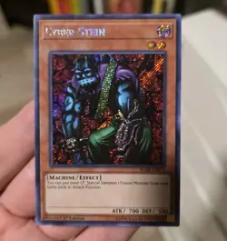 Yu-Gi-Oh! SECRET RARE HOLO CARD CYBER-STEIN BLHR-EN074 1ST NM - Image 1