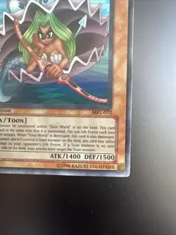 Yugioh Card Game Toon Mermaid MRL-072 1st Edition Ultra Rare NM B - Image 5