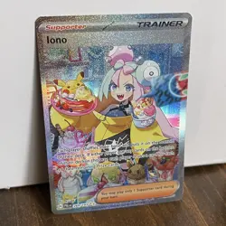 Iono 269/193 Pokemon Paldea Evolved Special Illustration Rare Card NM - Image 1
