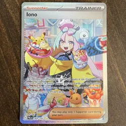 Iono 269/193 Pokemon Paldea Evolved Special Illustration Rare Card NM - Image 2