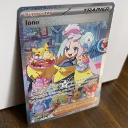 Iono 269/193 Pokemon Paldea Evolved Special Illustration Rare Card NM - Image 3