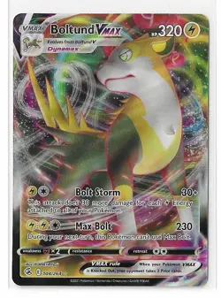Boltund VMAX 104/264 Pokemon Fusion Strike Sword & Shield Ultra Rare Card NM - Image 1