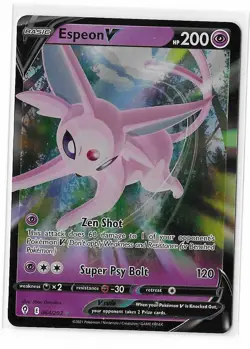 Espeon V 064/203 Evolving Skies Sword & Shield Ultra Rare Pokemon TCG Card NM - Image 1