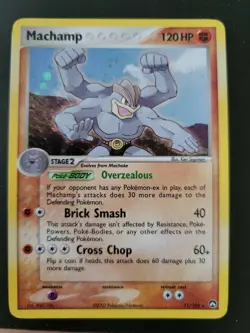 Pokemon TCG Card 2007 Power Keepers - Machamp 11/108 Holo - Image 1