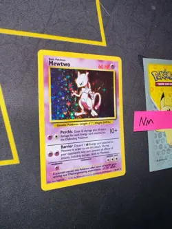 Pokemon Card Mewtwo Base Set Unlimited Holo Rare 10/102 079 💎NM💎 - Image 3