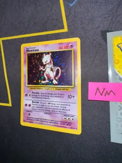 Pokemon Card Mewtwo Base Set Unlimited Holo Rare 10/102 079 💎NM💎 - Image 4