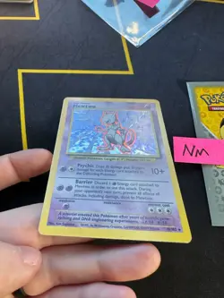 Pokemon Card Mewtwo Base Set Unlimited Holo Rare 10/102 079 💎NM💎 - Image 5