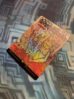 MTG Borderless Poster Foil Hew the Entwood EX/LP+ Universes Beyond: LotR - Image 5