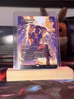MTG Magic Patriotic Shield 0100 (Borderless) Marvel Super Heroes (Non-Foil) - Image 1