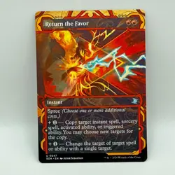 MTG Return the Favor 0047 Outlaws of Thunder Junction Showcase Borderless Red - Image 2