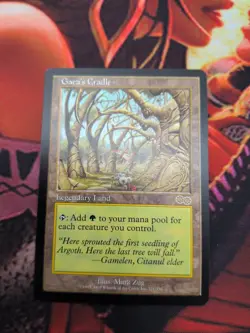 Mtg Gaea's Cradle Urza's Saga Regular NM+ - Image 1