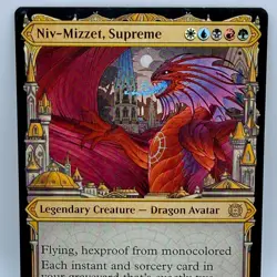 Niv-Mizzet Supreme 0090 March of the Machine Aftermath MTG Rare Dragon Avatar - Image 1