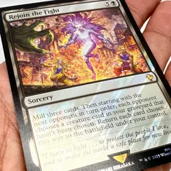 MTG Magic Final Fantasy Rejoin the Fight 0049 Surge Foil Sorcery Black 2025 FFVI - Image 1