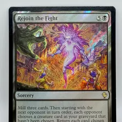 MTG Magic Final Fantasy Rejoin the Fight 0049 Surge Foil Sorcery Black 2025 FFVI - Image 4
