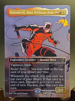 Daredevil, Man Without Fear (Borderless) (0324) Marvel Super Heroes Regular NM - Image 1