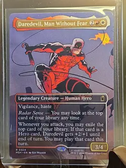 Daredevil, Man Without Fear (Borderless) (0324) Marvel Super Heroes Regular NM - Image 3