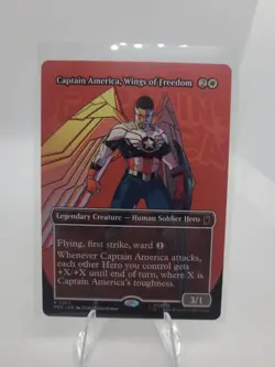 Captain America, Wings of Freedom Borderless Marvel Super Heroes 353 - Image 1