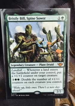 Bristly Bill Spine Sower OTJ #0157 MTG Magic The Gathering Near Mint Legendary - Image 1