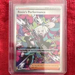 Pokemon TCG Roxie's Performance 121/86 Cosmic Eclipse Full Art Holo UR ENG - Image 1