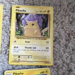 Pokemon Pikachu Lot of 7 Good Condition and Great Deal Base Set - Image 4