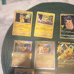 Pokemon TCG Pokemon GO 11-Card English Holo/Foil Lot Pikachu V 086/078 - Image 2