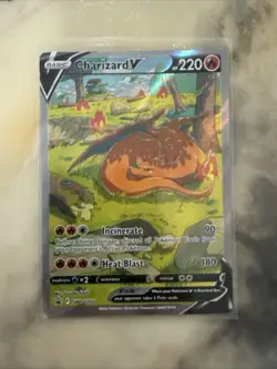 CHARIZARD V 2022 POKEMON SWORD & SHIELD BLACK STAR PROMO #SWSH260 Q1173 - Image 1