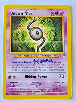 Pokemon TCG: Unown "S" Neo Destiny #87/105 LP - Image 1