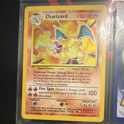 Pokemon TCG Base Set Charizard 4/102 Holo Rare English 1999 Stage 2 120 HP - Image 3