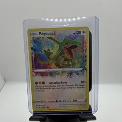 Pokemon TCG Rayquaza 138/185 Vivid Voltage Amazing Rare Holo 120 HP - Image 1