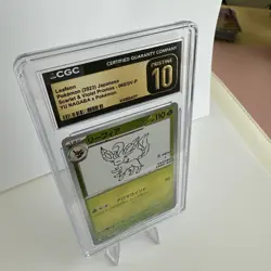 Nintendo Pokemon Leafeon Japanese Promo Sv-P Yu Nagaba CGC Pristine 10 068/SV-P - Image 3