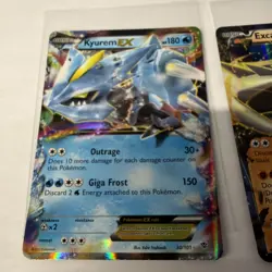 Pokemon EX Card Lot of 3 Kyurem EX Excadrill EX Heracross EX Holo - Image 2