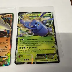 Pokemon EX Card Lot of 3 Kyurem EX Excadrill EX Heracross EX Holo - Image 4