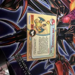 Pokemon Charizard #06 Topps Black Logo Card 1999 - Image 2