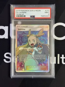 Pokemon Jasmine Team Up Full Art #177 PSA 9 Mint - Image 1