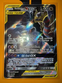 Pokemon Garchomp & Giratina GX - SM193 Holo Sun & Moon Promo Pokemon Holo NM - Image 1