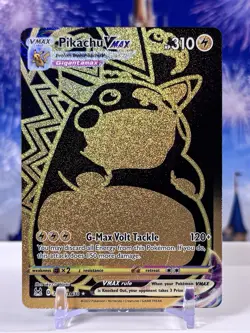 Pokemon TCG Pikachu VMAX TG29/TG30 SWSH11: Lost Origin Ultra Rare Gold Holo - Image 1