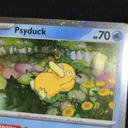 DOUBLE SWIRL 🌀💫 Psyduck 007 Mega Cosmos Holo Promo Nintendo Pokemon Card - Image 2