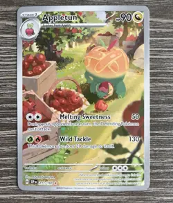 2024 Scarlet & Violet Series - Surging Sparks Appletun Illustration Rare #211 - Image 1