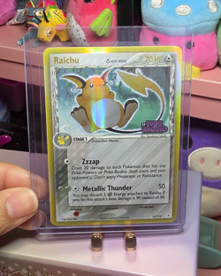 Pokemon TCG Raichu Delta Species 15/110 Holon Phantoms Reverse Holo 70 HP EN - Image 1